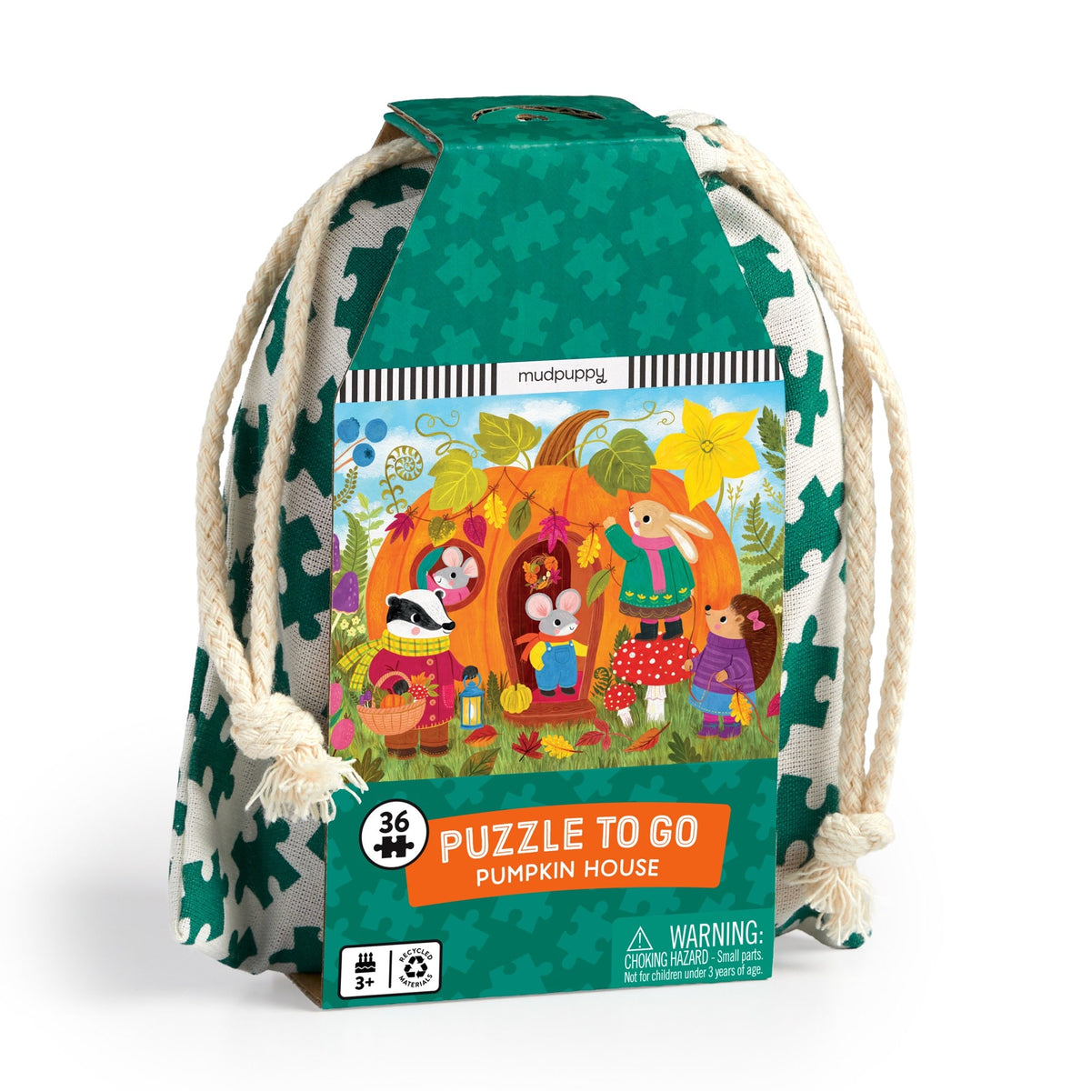 m.i.n yogibo2点セット 20251229 Pumpkin House 36 Piece Puzzle to Go – Mudpuppy