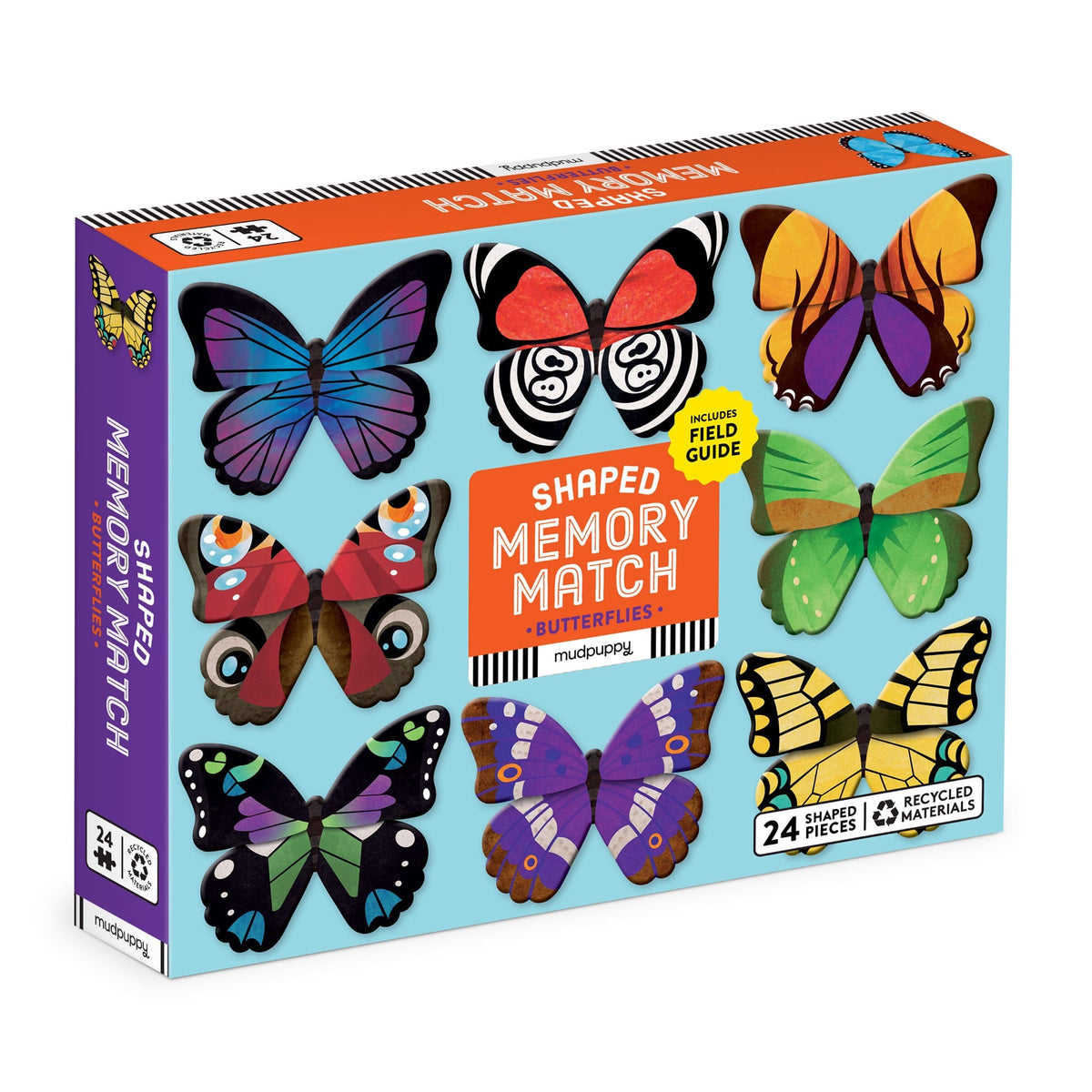 Butterflies Shaped Memory Match - Mudpuppy