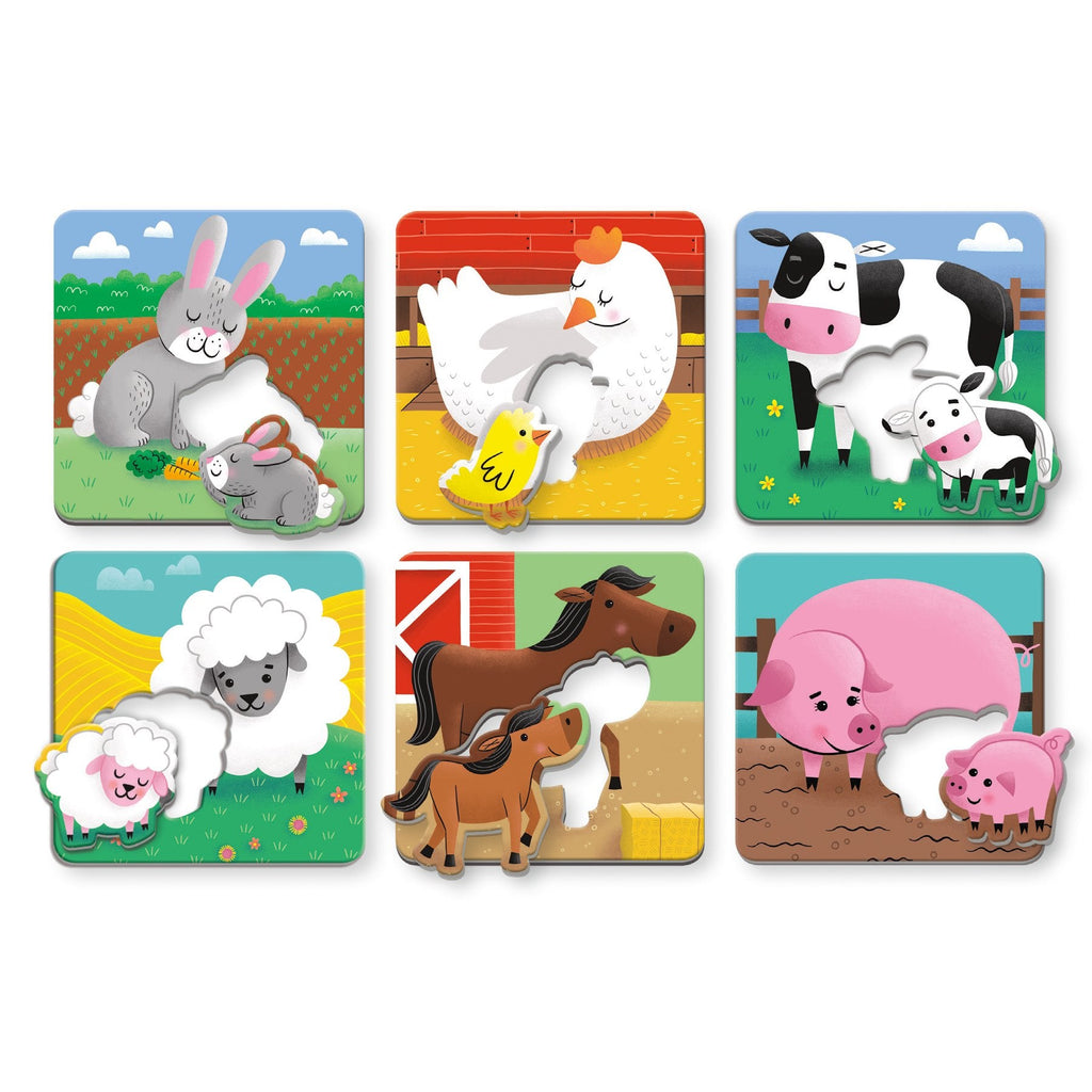 Farm Babies I Love You Match-Up Puzzles - Mudpuppy