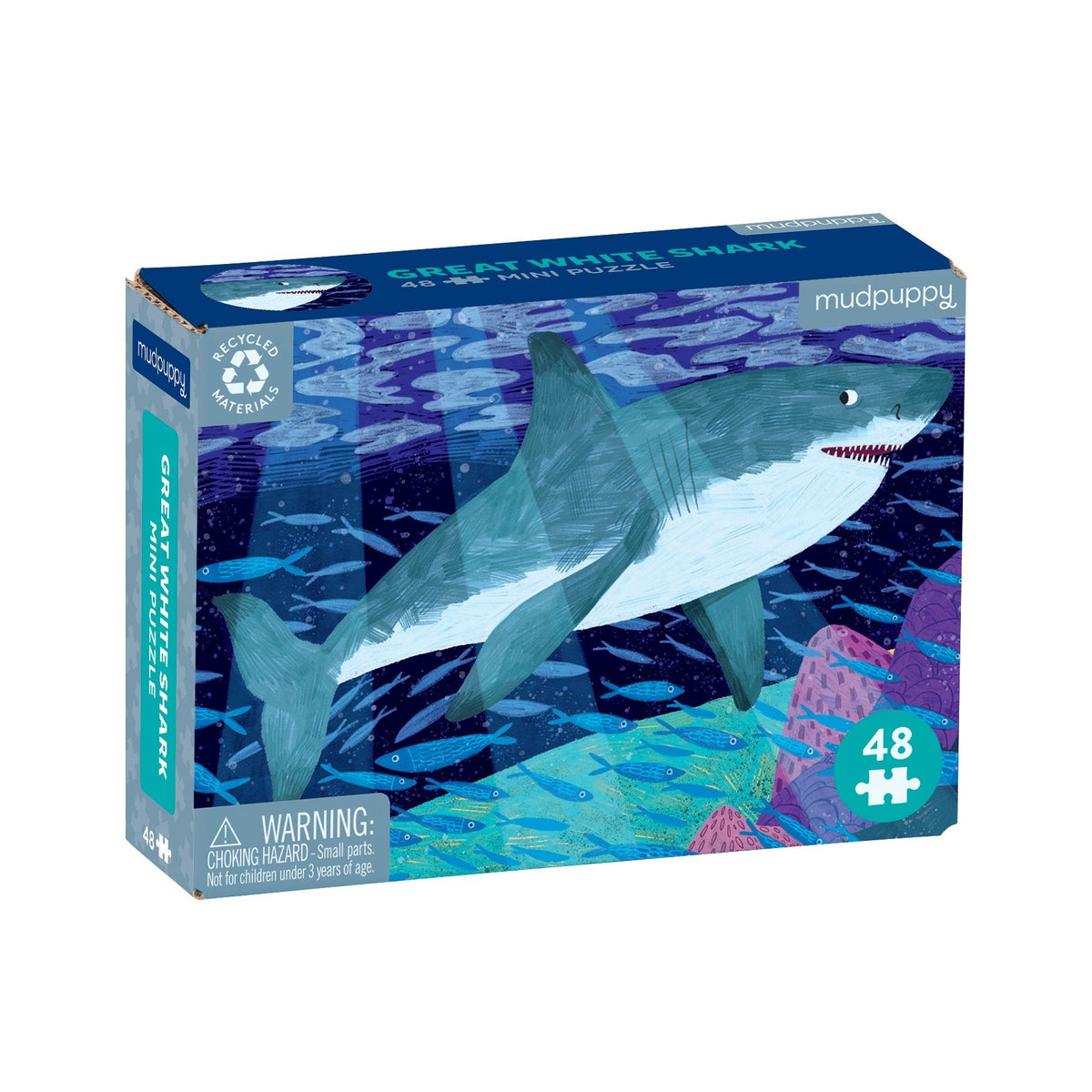 サニー　Shark great-white-shark-mini-puzzle-