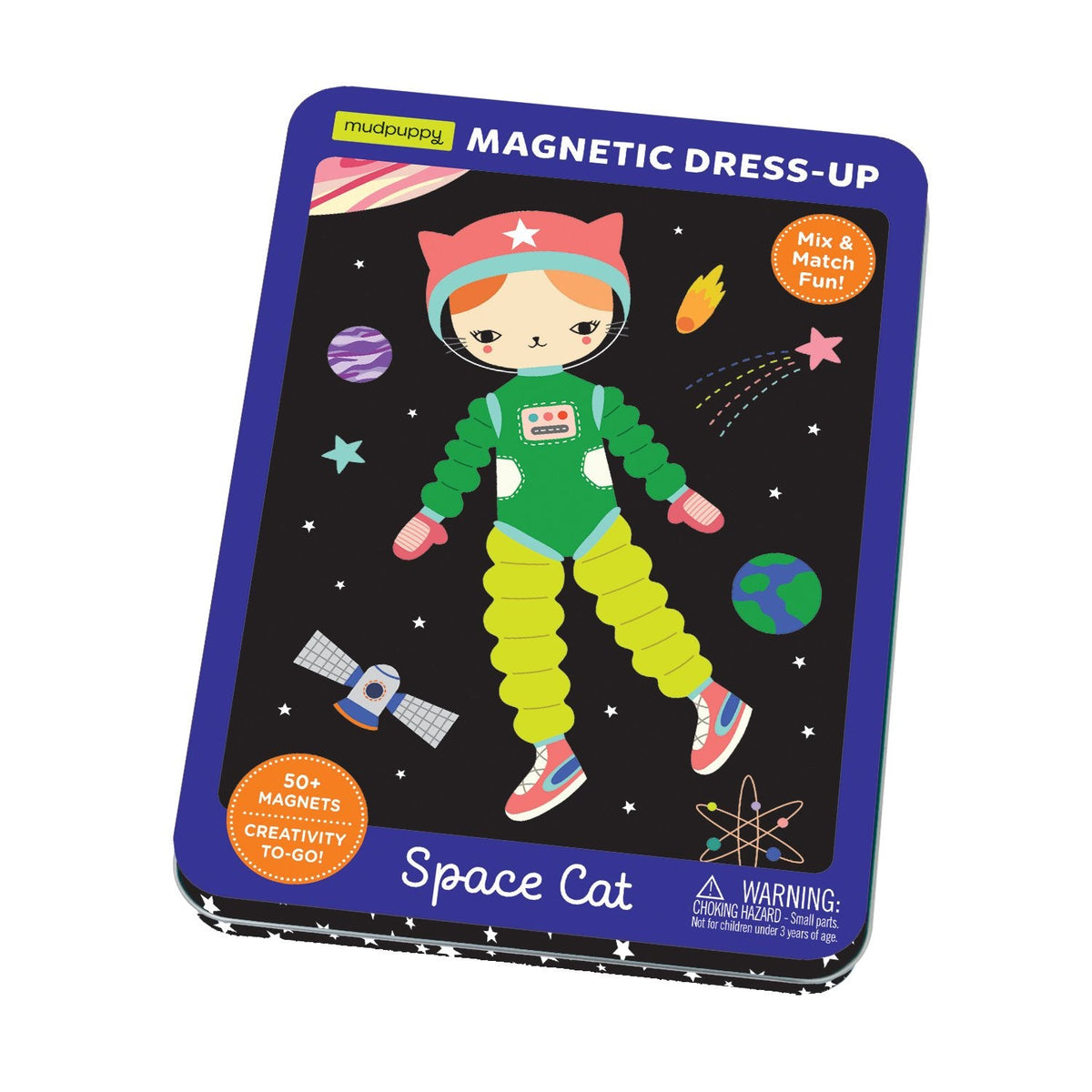 Space Cat Magnetic Tin - Mudpuppy