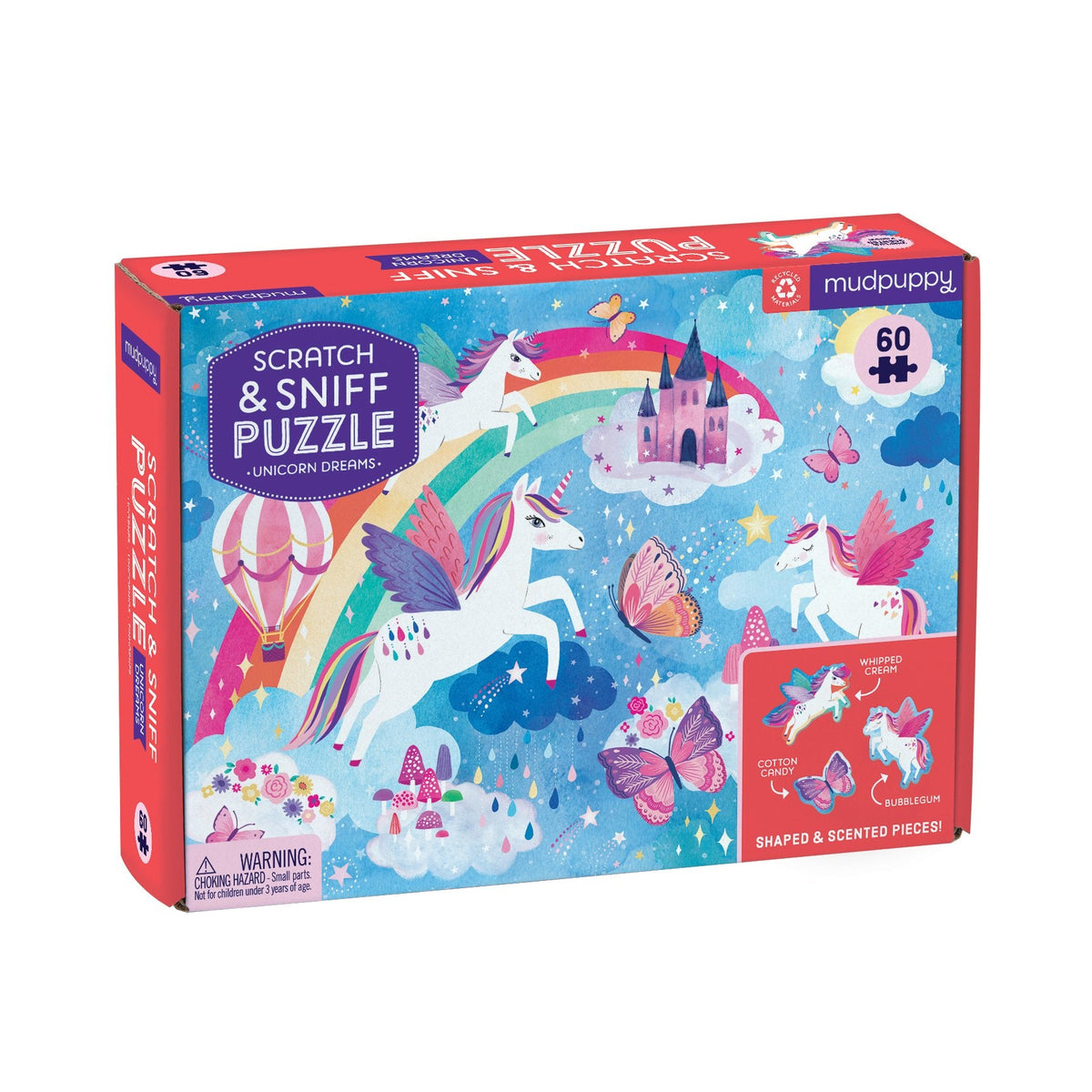Unicorn Dreams Scratch and Sniff Puzzle - Mudpuppy