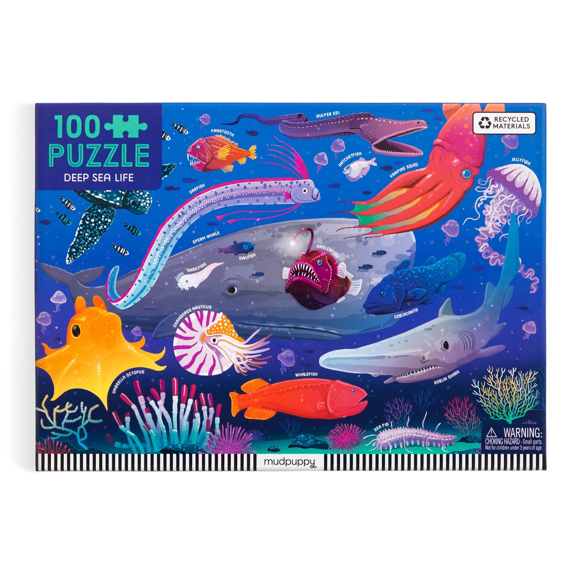 コンピュータ・IT Deep Sea Fishes MP_100pcPuzzle_DeepSeaLife_INT