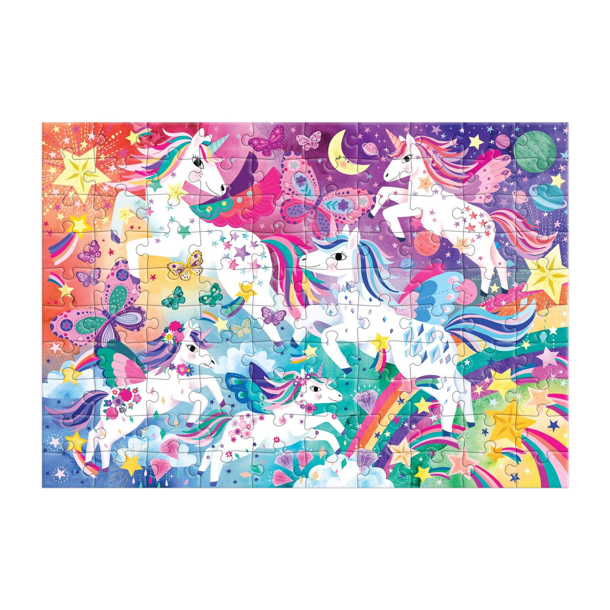 Unicorn Magic 100 Piece Puzzle – Mudpuppy
