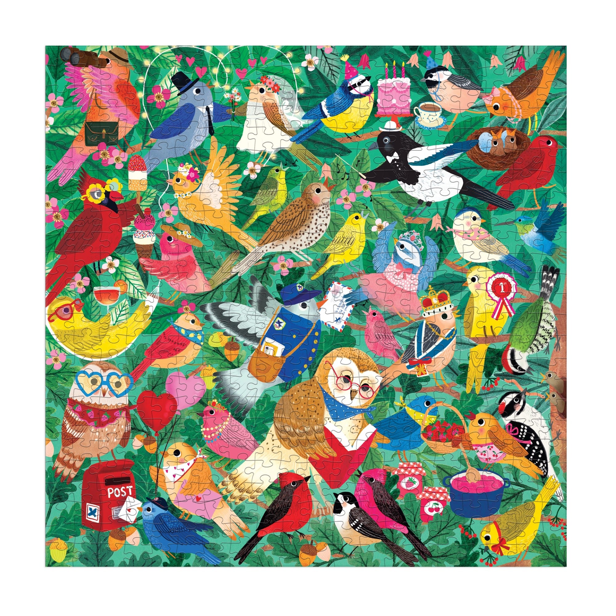 Birding Around 500 Piece Family Puzzle – Mudpuppy