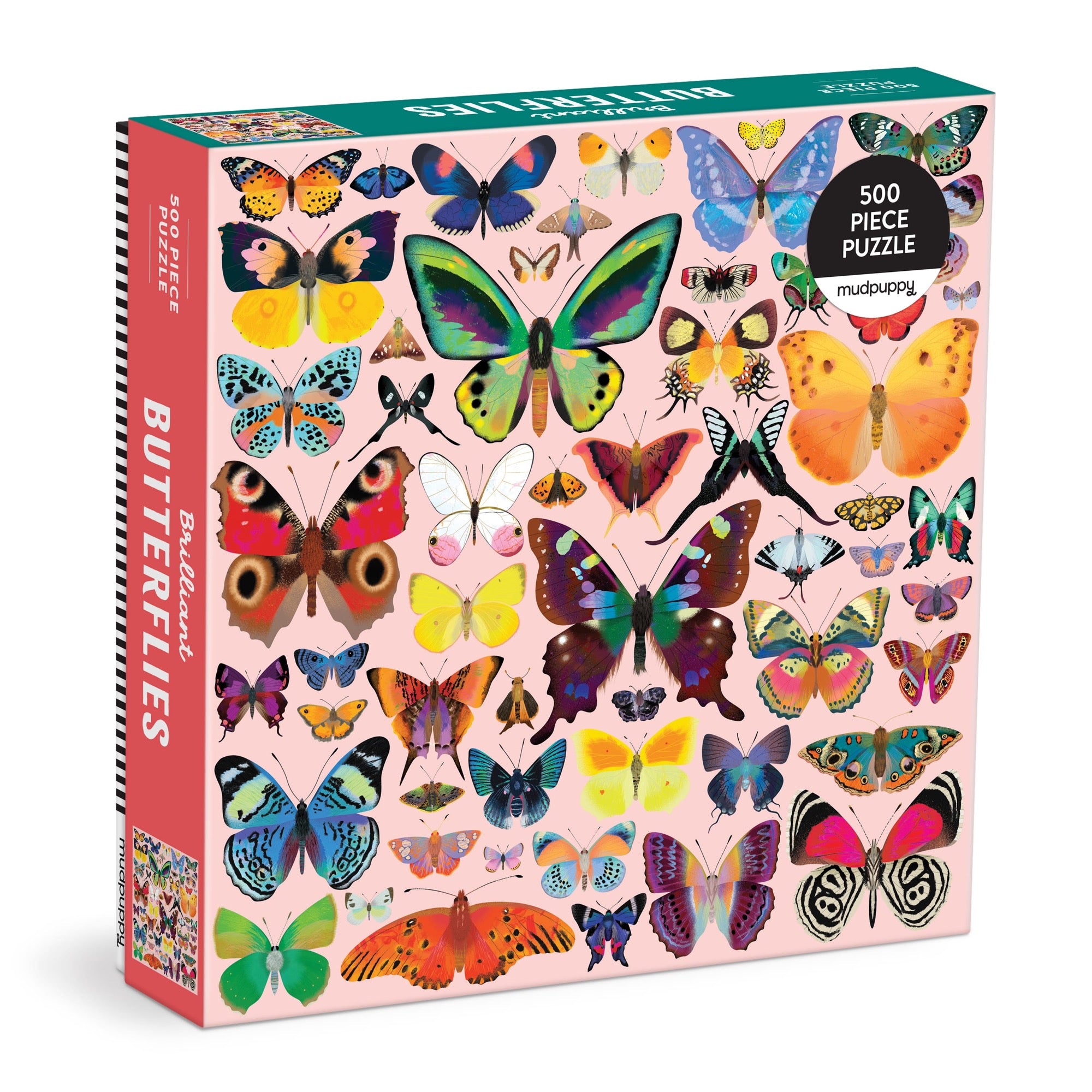 Brilliant Butterflies 500 Piece Family Puzzle – Mudpuppy