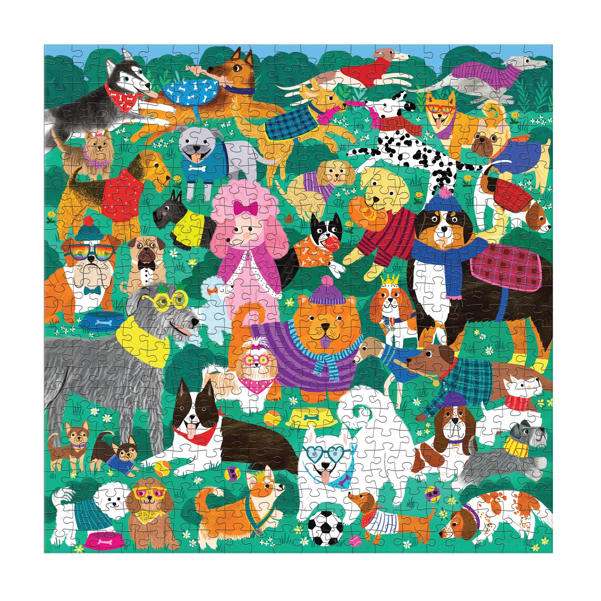 Doggone Days 500 Piece Family Puzzle – Mudpuppy