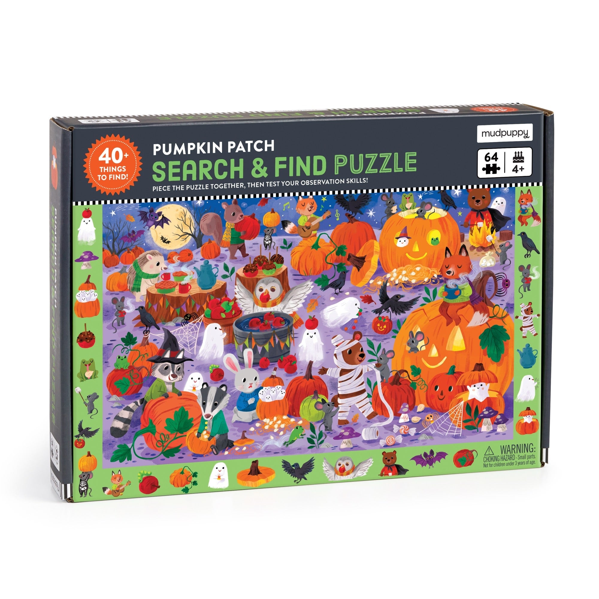 Pumpkin Patch 64 Piece Search & Find Puzzle – Mudpuppy