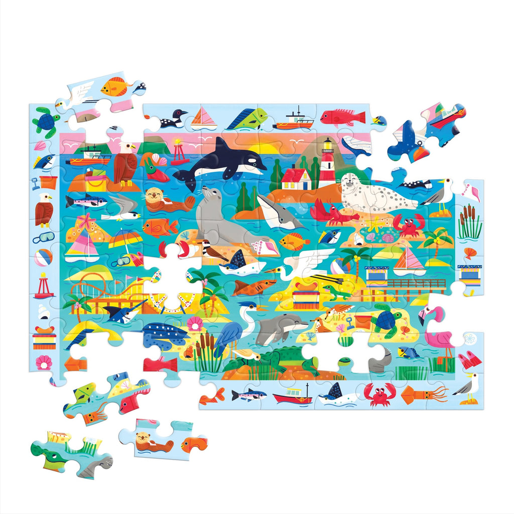 At the Seaside 64 Piece Search & Find Puzzle – Mudpuppy