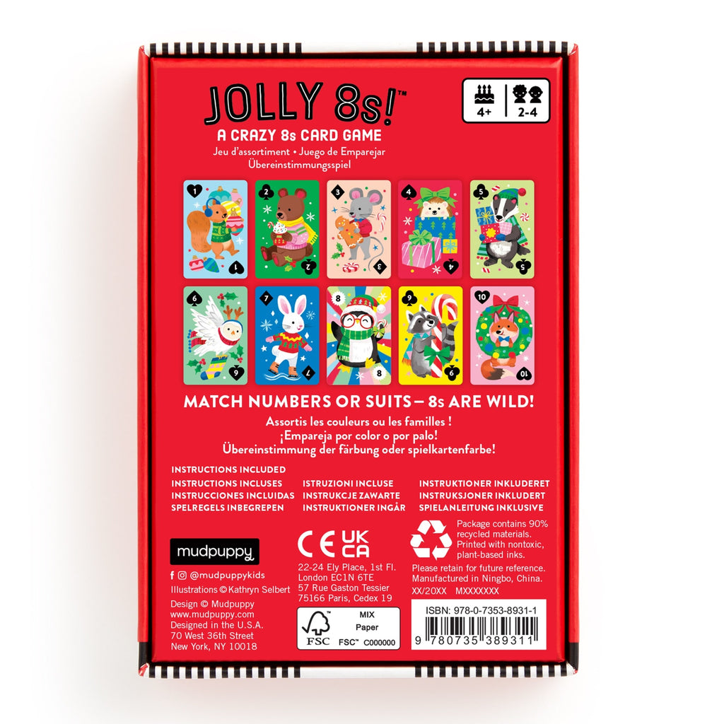 Jolly 8s! Card Game – Mudpuppy