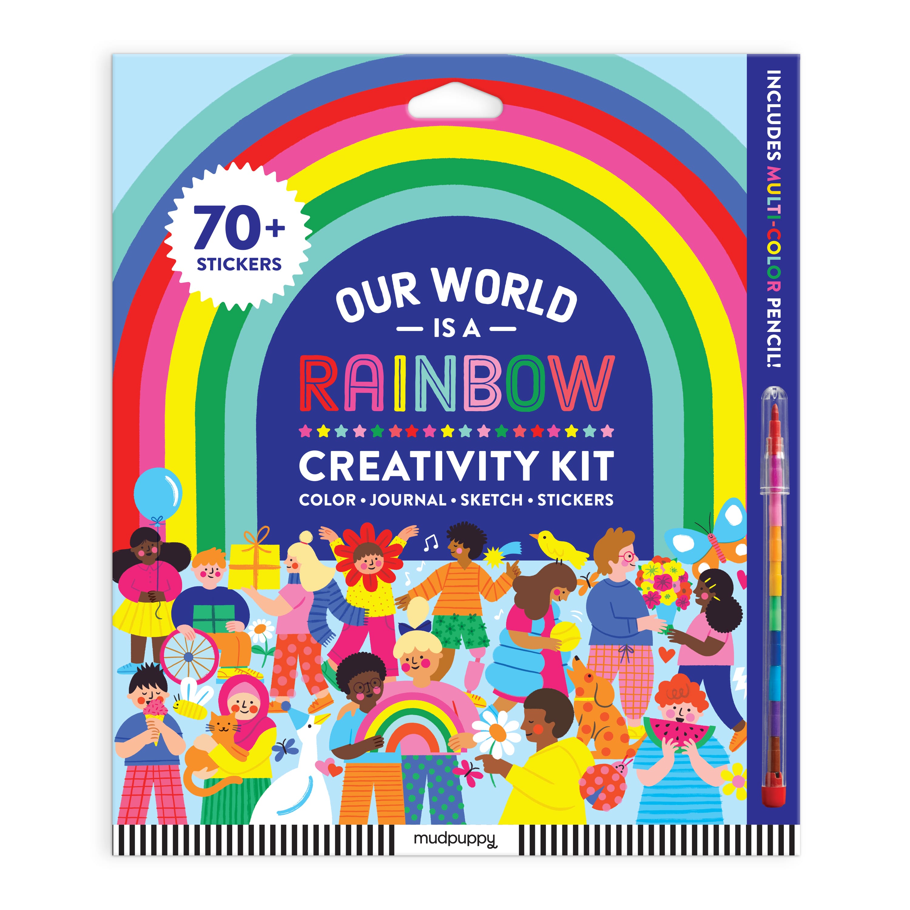 Creativity Rainow Our World is a Rainbow Creativity Kit – Mudpuppy