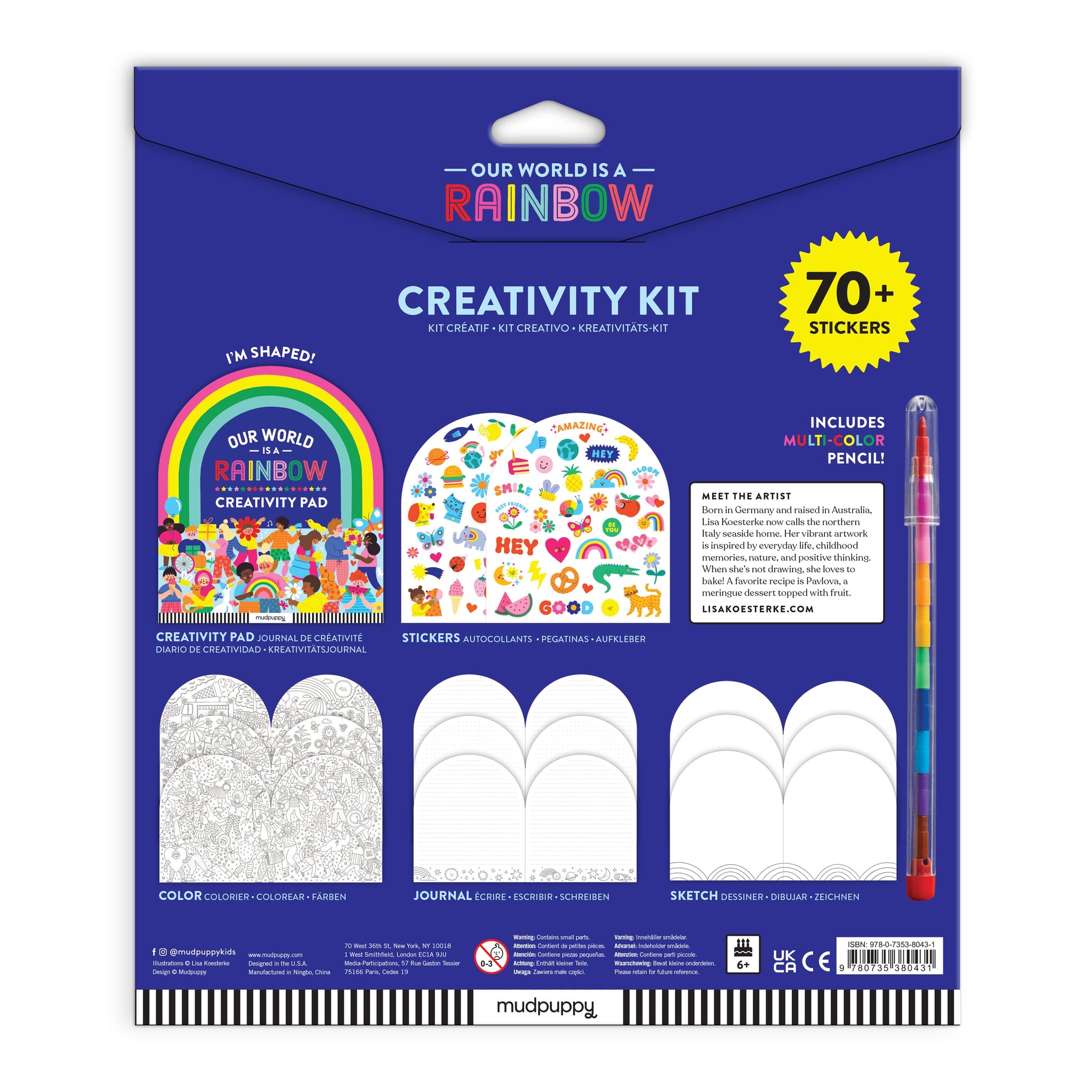 Our World is a Rainbow Creativity Kit – Mudpuppy Our World is a Rainbow Creativity Kit – Mudpuppy