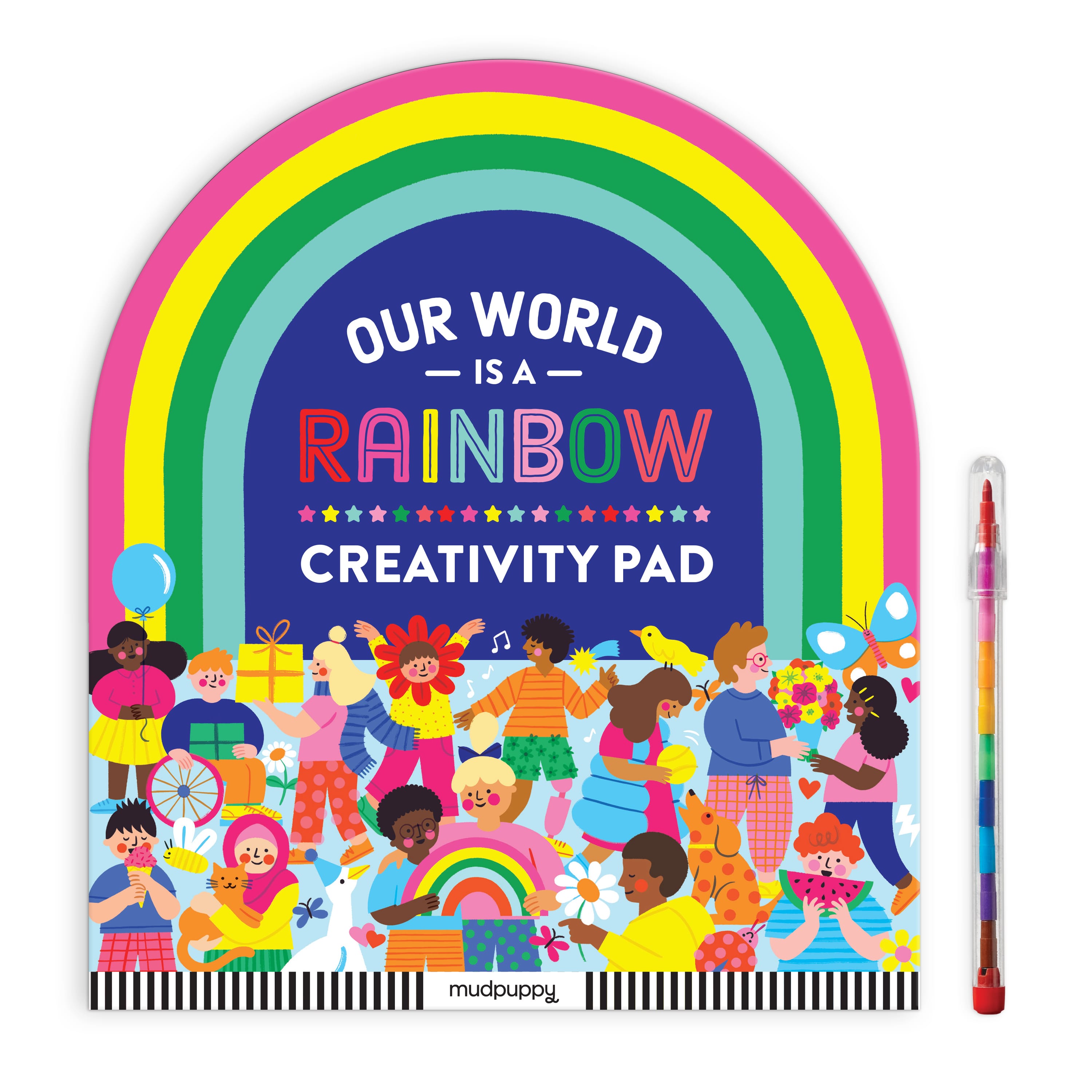 Creativity Rainow Our World is a Rainbow Creativity Kit – Mudpuppy