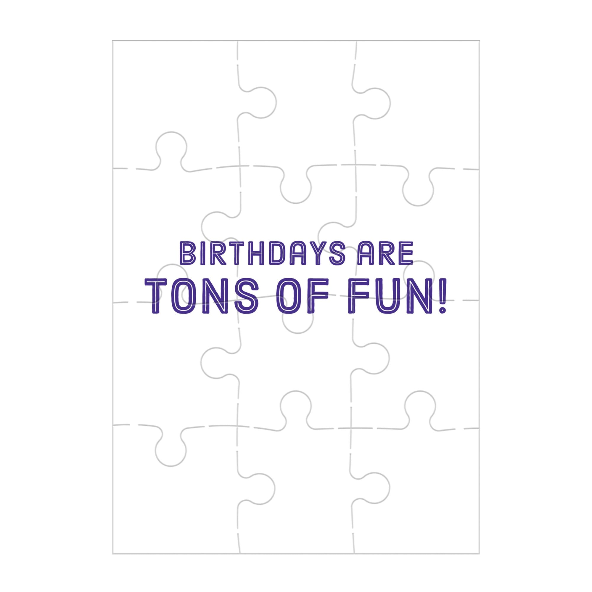 Puzzle-Grußkarte Happy Birthday | 35 Teile Aus Moosgummi | Originelles Geschenk Zum Zusammenbauen