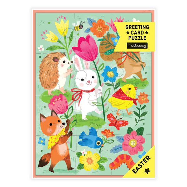Hoppy Easter! Greeting Card Puzzle – Mudpuppy
