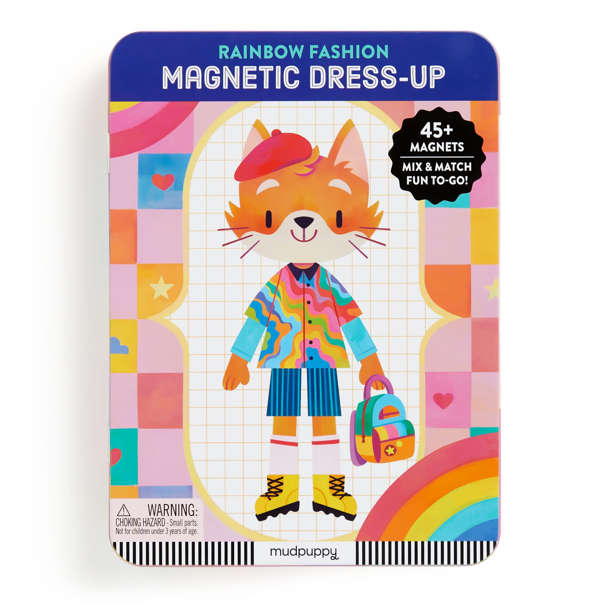 Rainbow Fashion Magnetic Play Set – Mudpuppy
