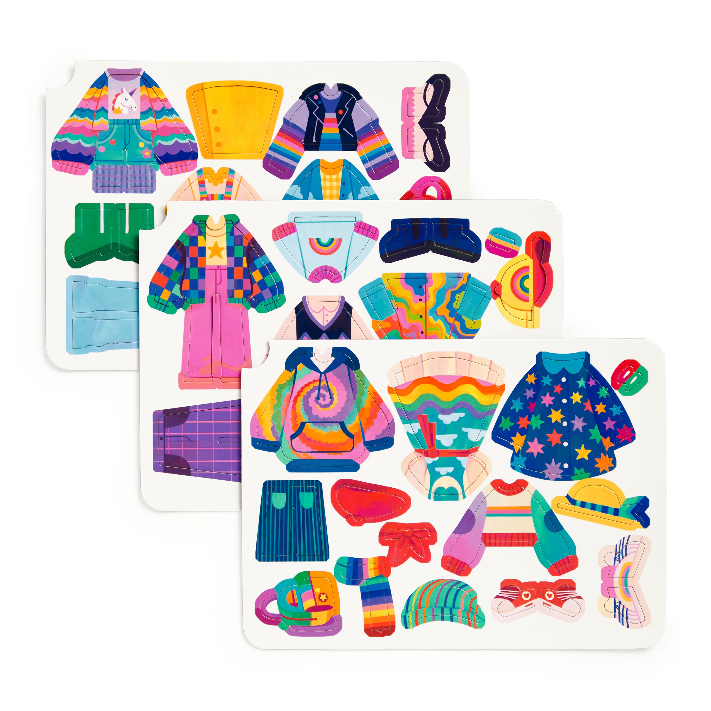 Magnetic Dress-Up Rainbow Fashion Magnetic Dress-Up Rainbow Fashion