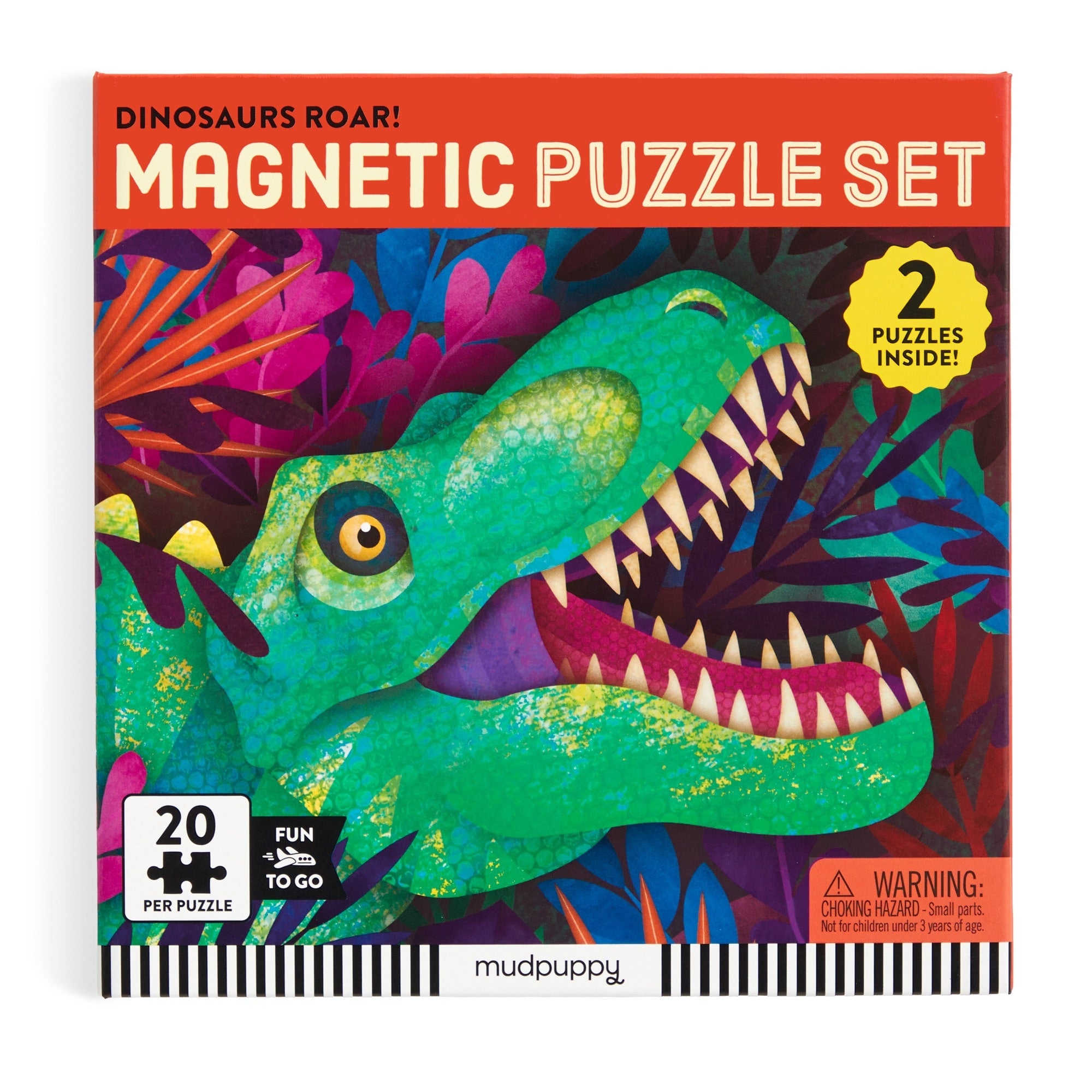 Dinosaur Roar! Magnetic Puzzles – Mudpuppy