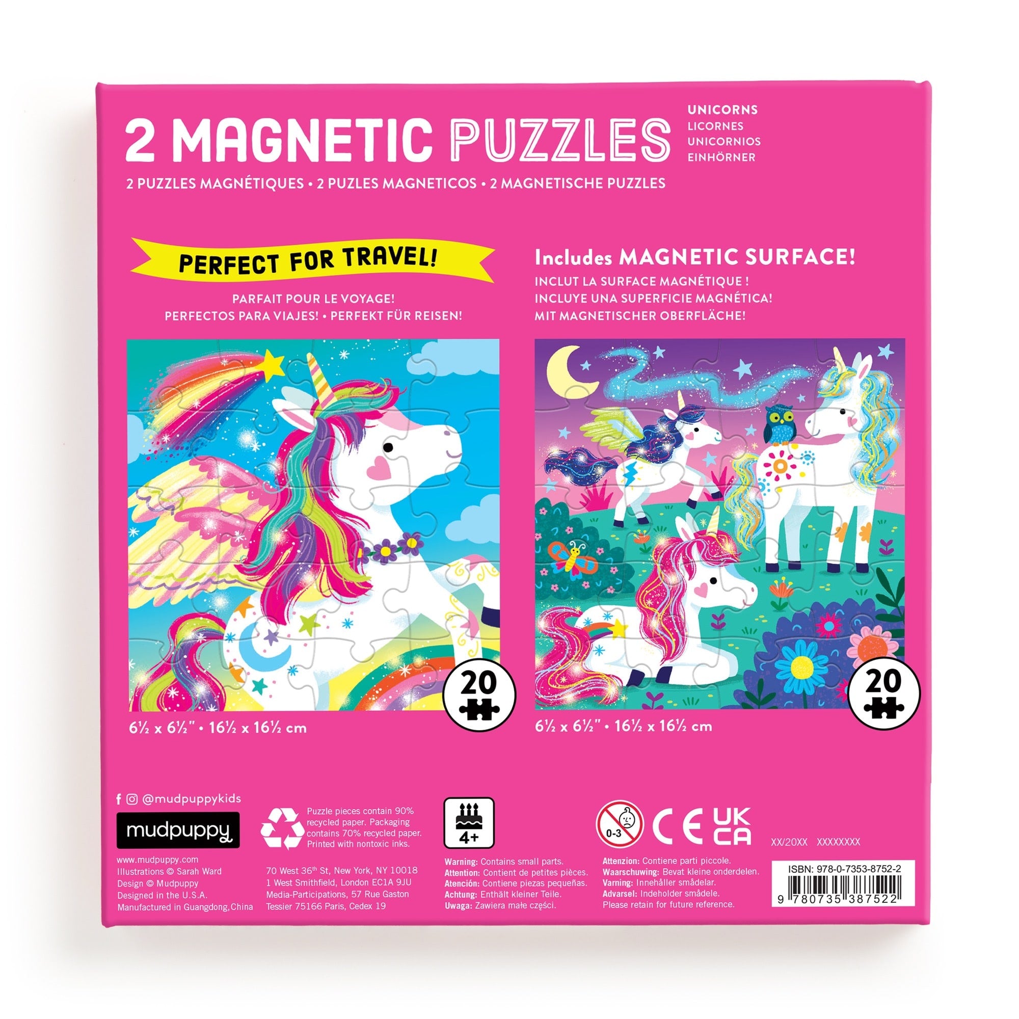 Unicorn Dreams Magnetic Puzzles – Mudpuppy