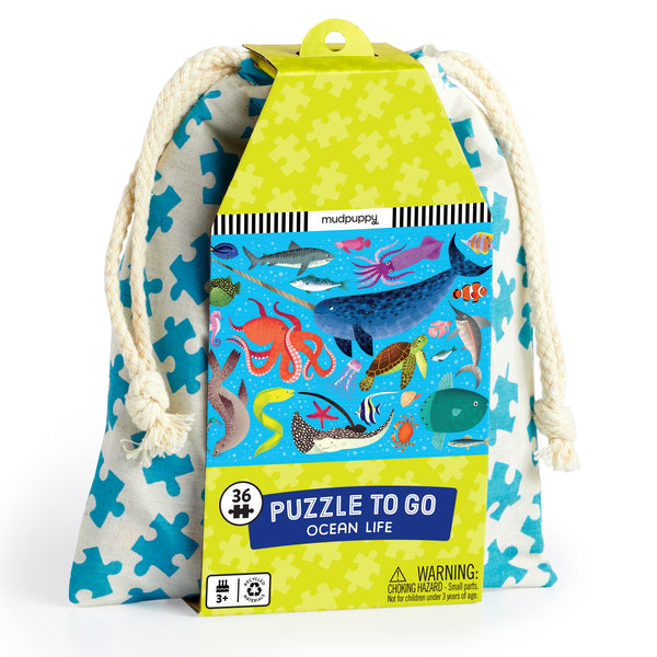 Ocean Life Puzzle To Go - Mudpuppy