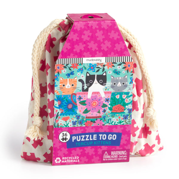 Teacup Kittens 36 Piece Puzzle to Go – Mudpuppy