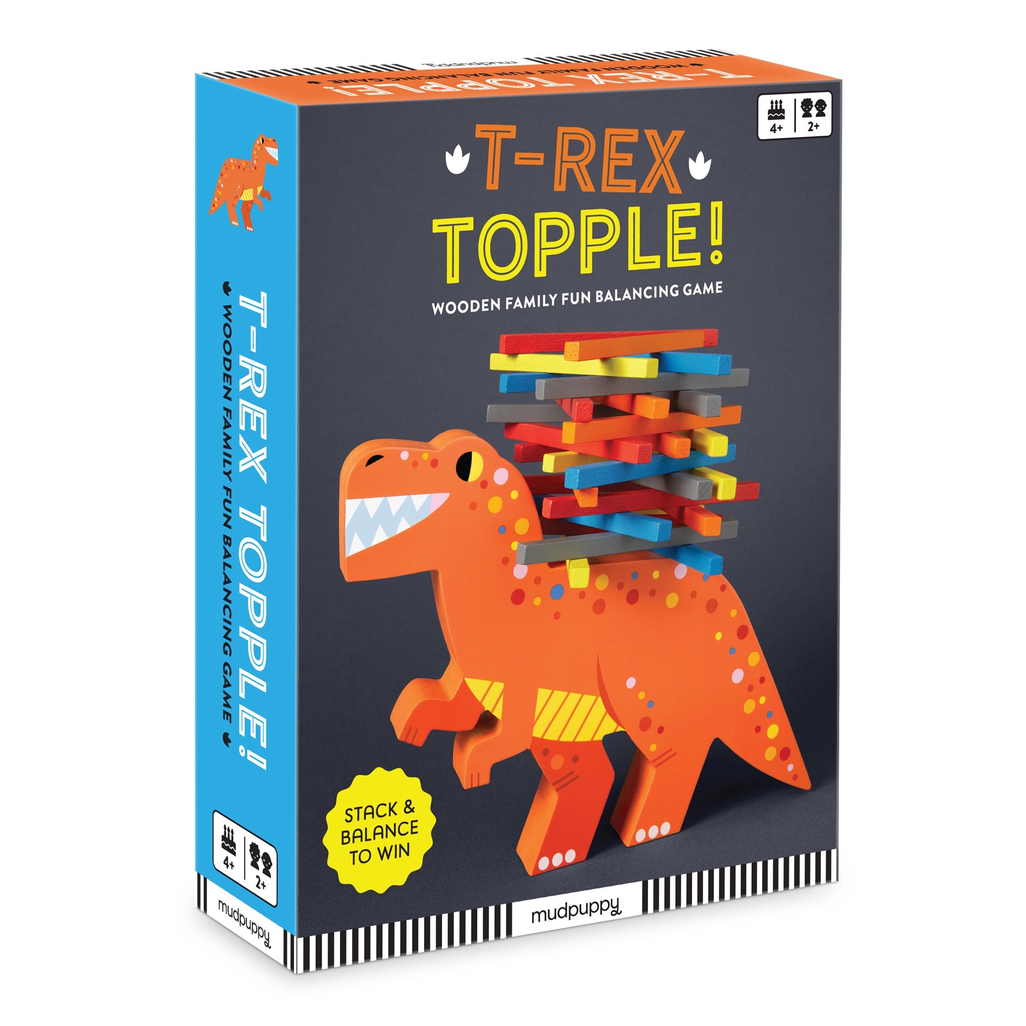T-Rex Topple! Balancing Game - Mudpuppy