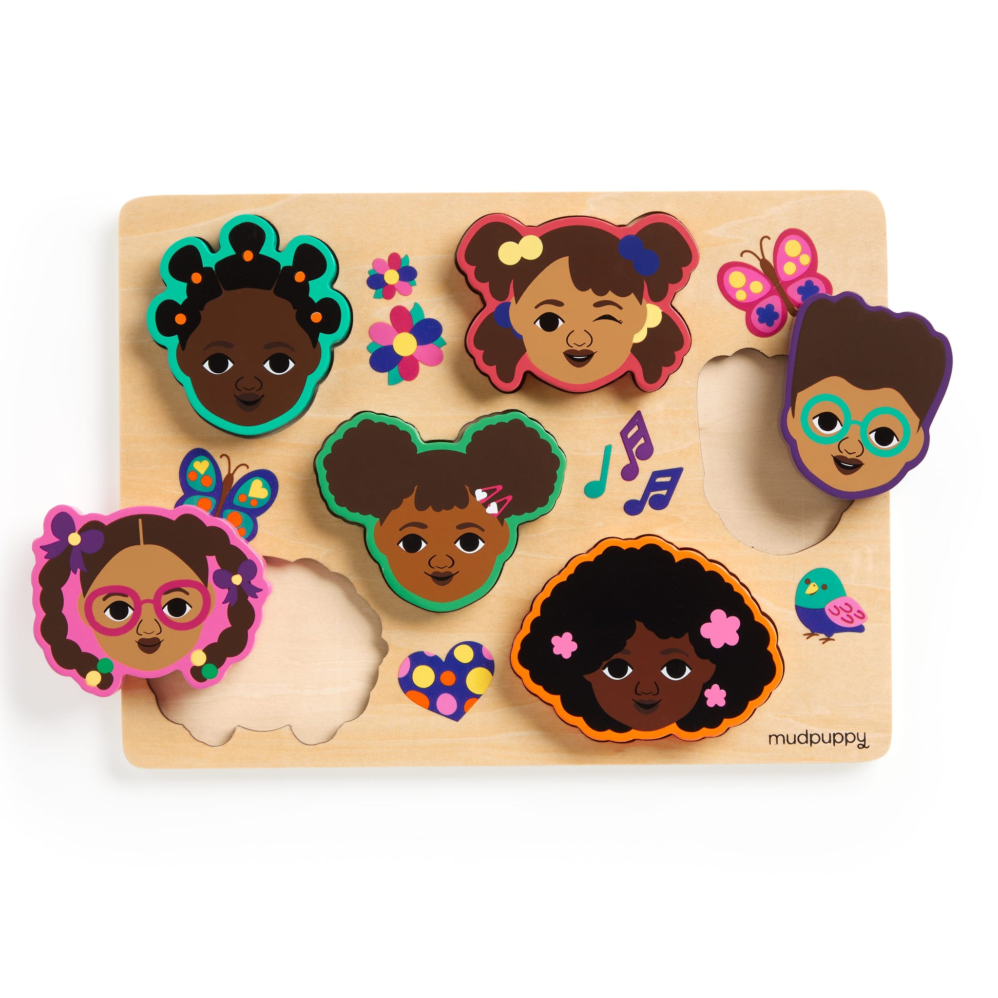 My Hair, My Crown Wooden Tray Puzzle – Mudpuppy