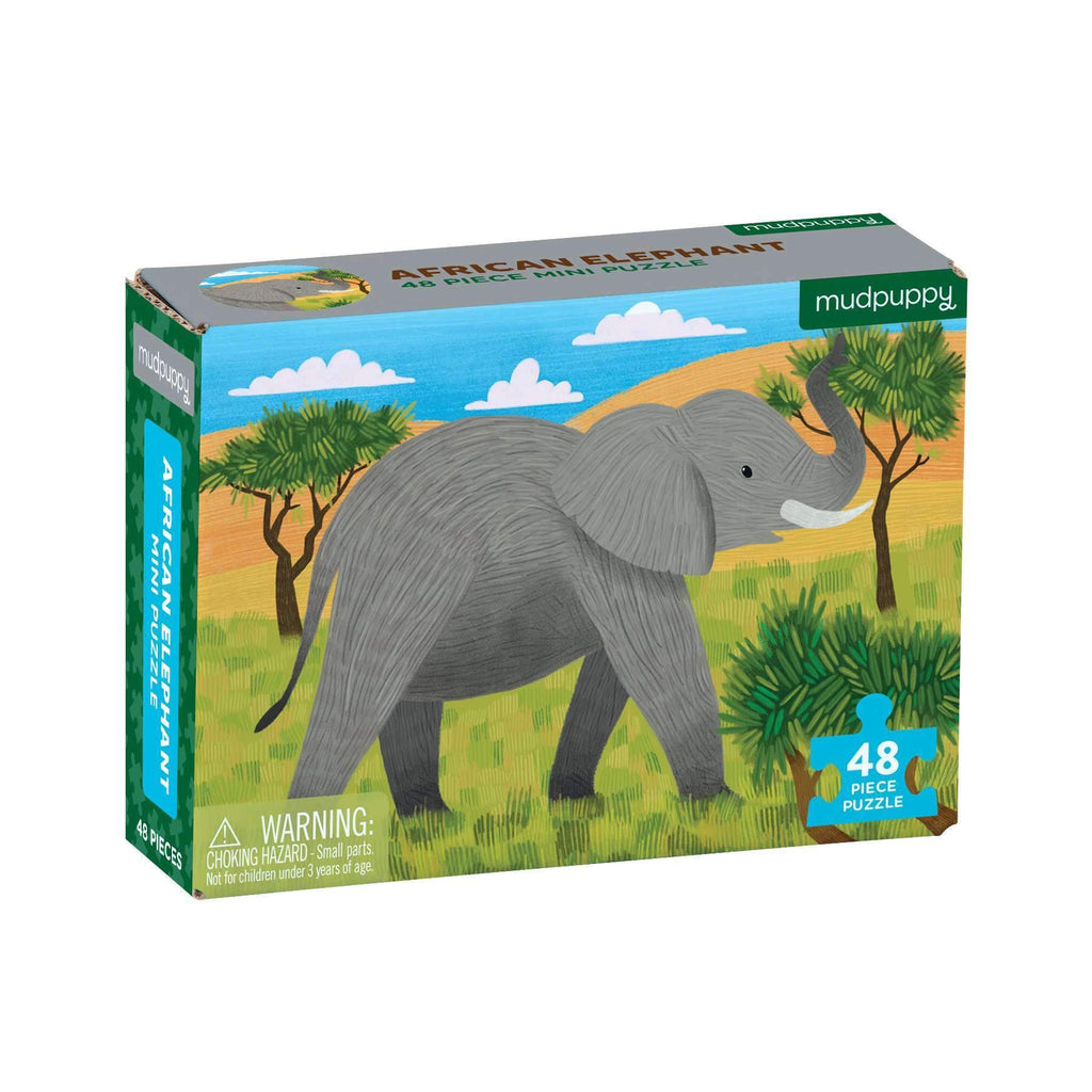 African Elephant Mini Puzzle - Mudpuppy