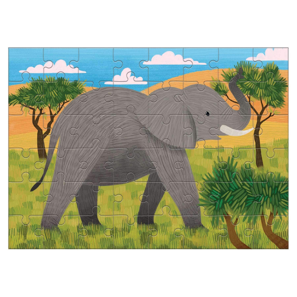 African Elephant Mini Puzzle - Mudpuppy