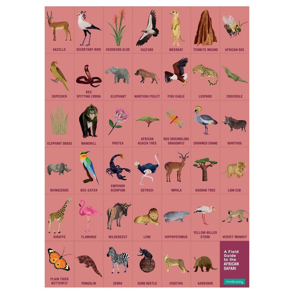 African Safari Search & Find Puzzle - Mudpuppy