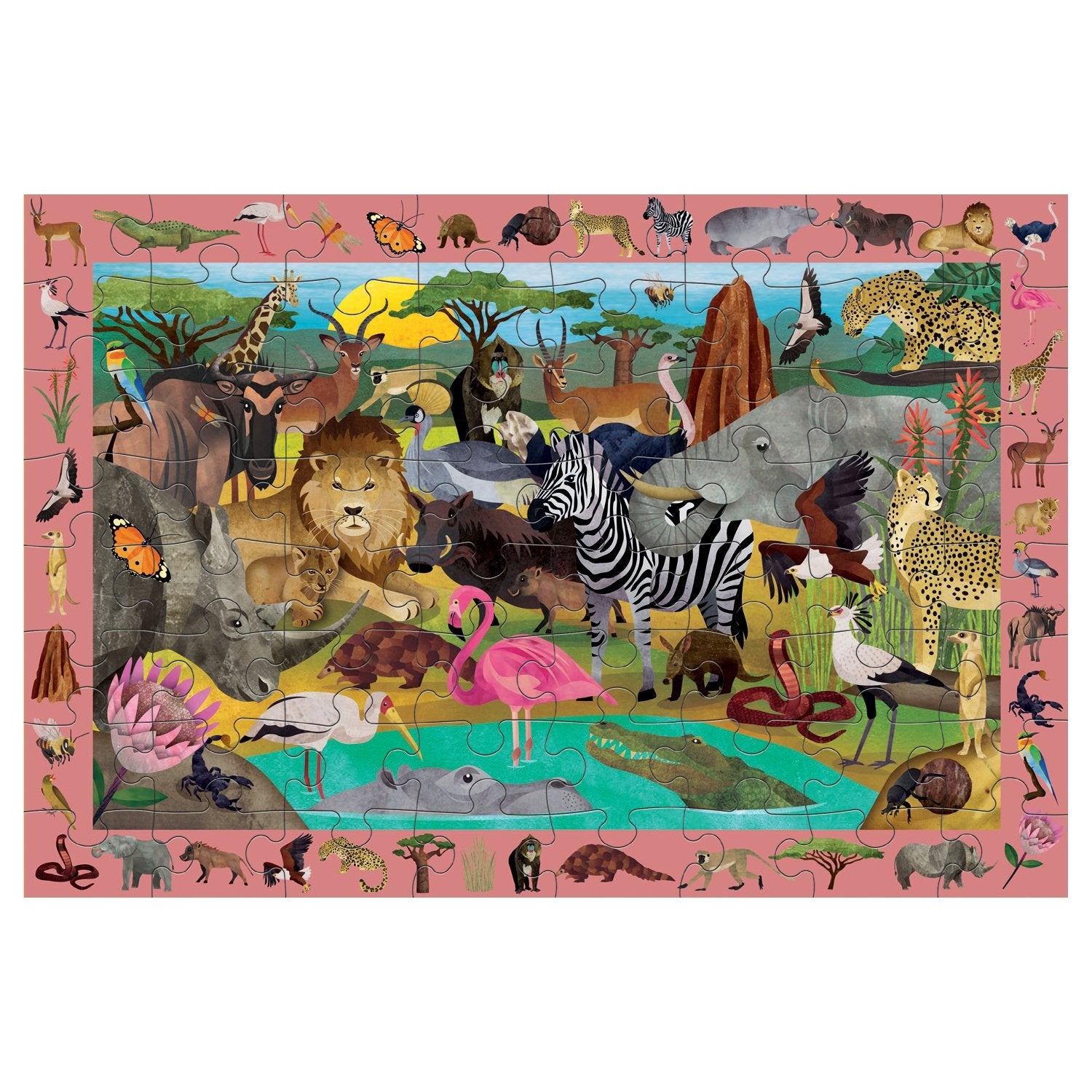 Puzzle Diamond Painting: Zebras, 1 - 39 pieces