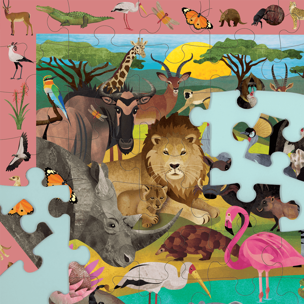 African Safari Search & Find Puzzle - Mudpuppy