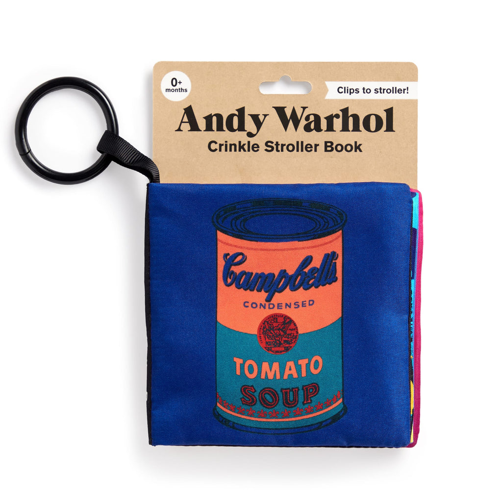 Andy Warhol Crinkle Fabric Stroller Book - Mudpuppy