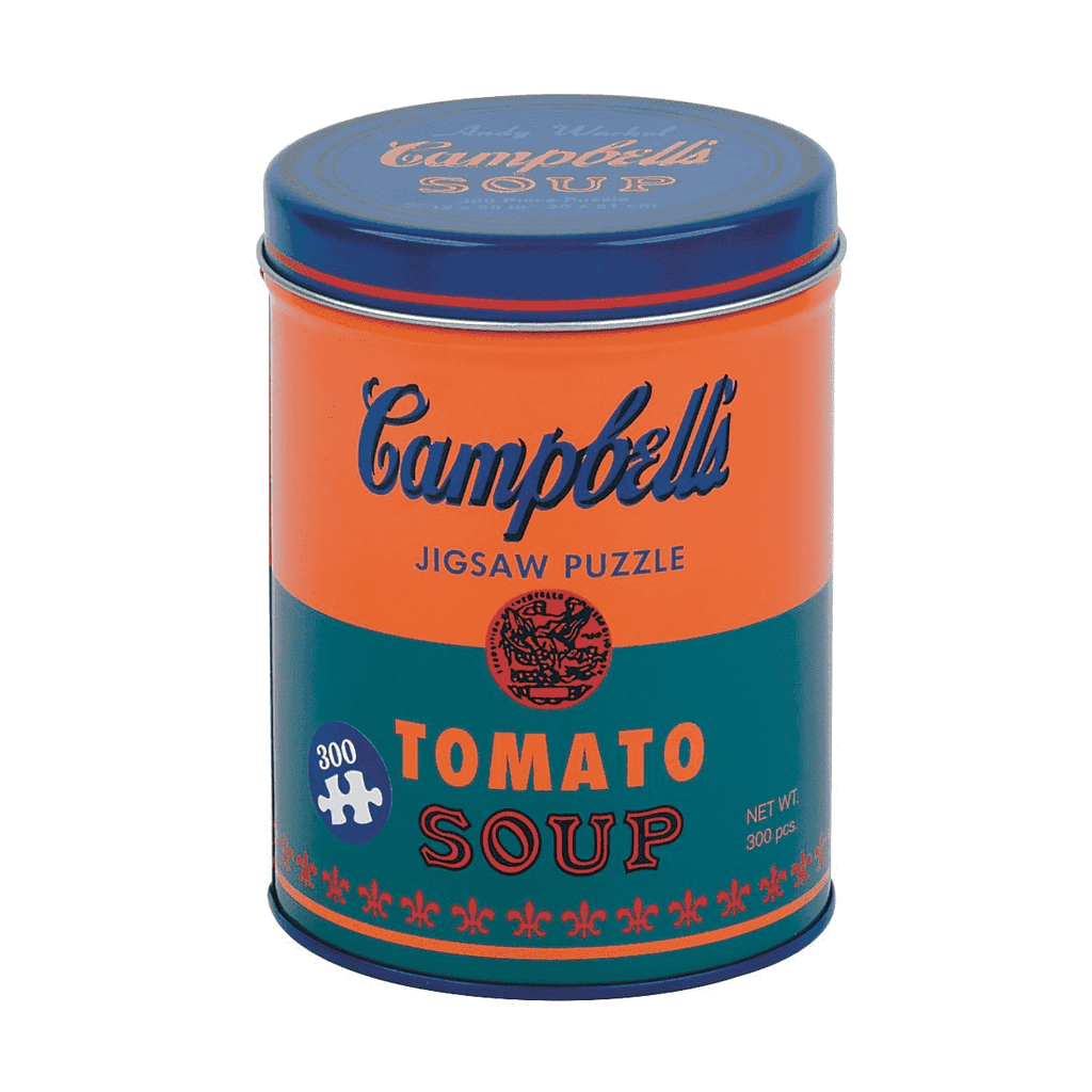 Andy Warhol Soup Can Orange 300 Piece Tin Puzzle - Mudpuppy