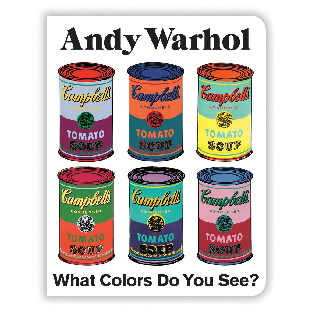 Andy Warhol What Colors Do You See? Board Book - Mudpuppy