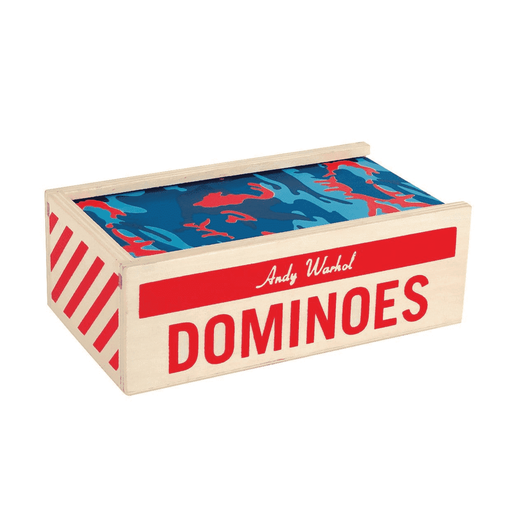 Andy Warhol Wooden Dominoes - Mudpuppy