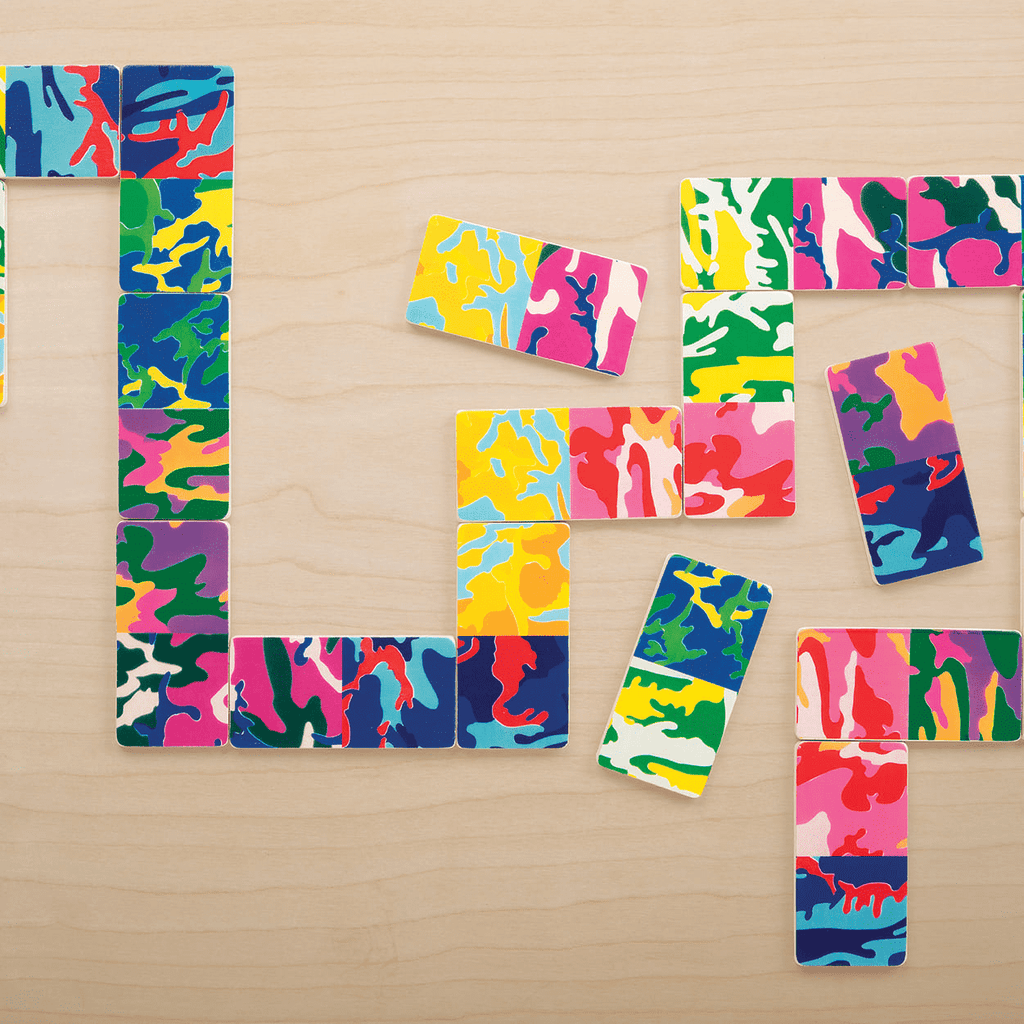 Andy Warhol Wooden Dominoes - Mudpuppy