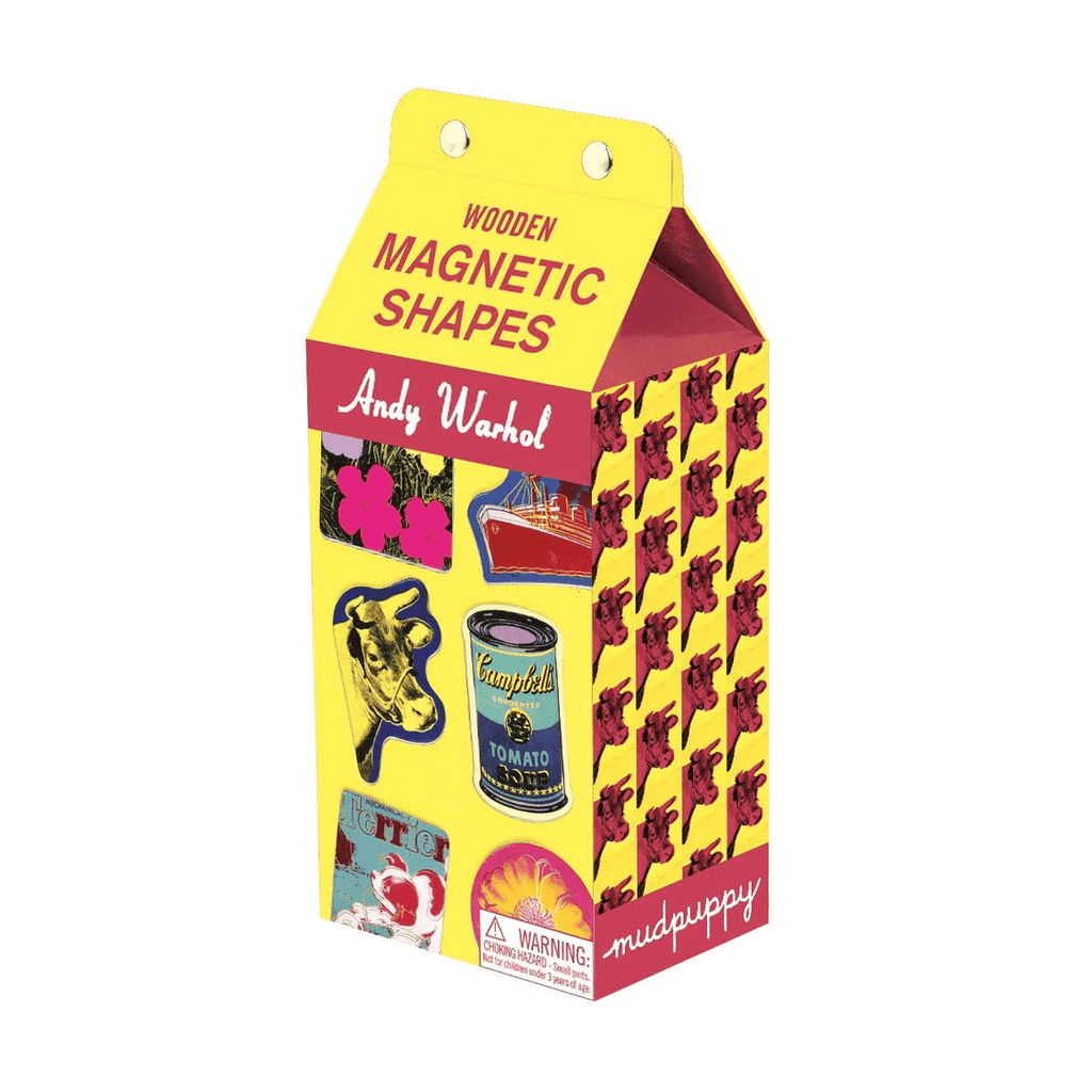 Andy Warhol Wooden Magnetic Shapes Set - Mudpuppy