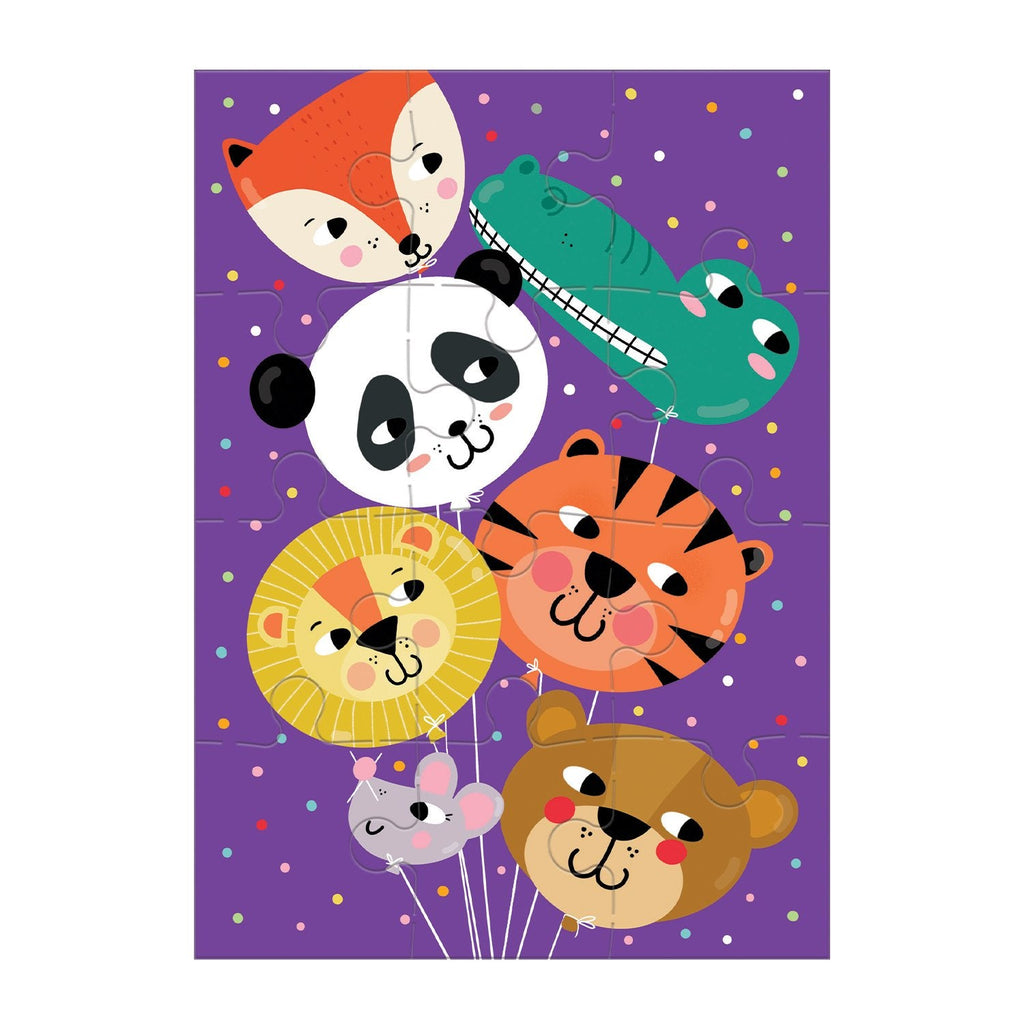 Animal Balloons Greeting Card Puzzle - Mudpuppy