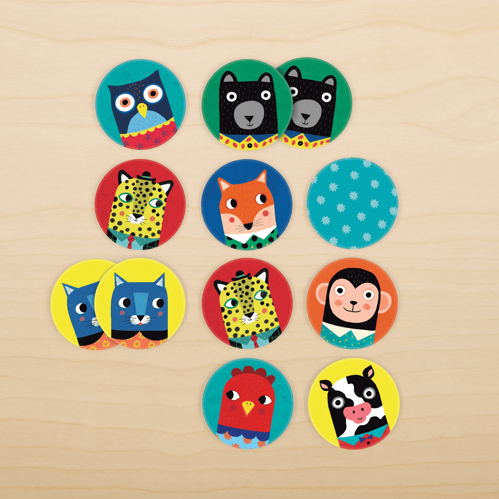 Animal Friends Mini Memory Match - Mudpuppy