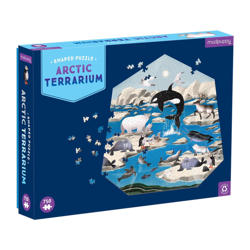 Arctic Terrarium 750 Piece Shaped Puzzle - Mudpuppy
