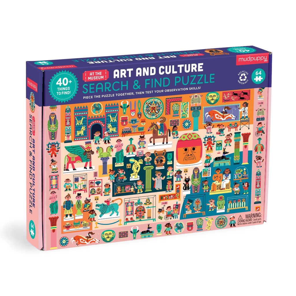 Art and Culture At the Museum 64 Piece Search & Find Puzzle - Mudpuppy