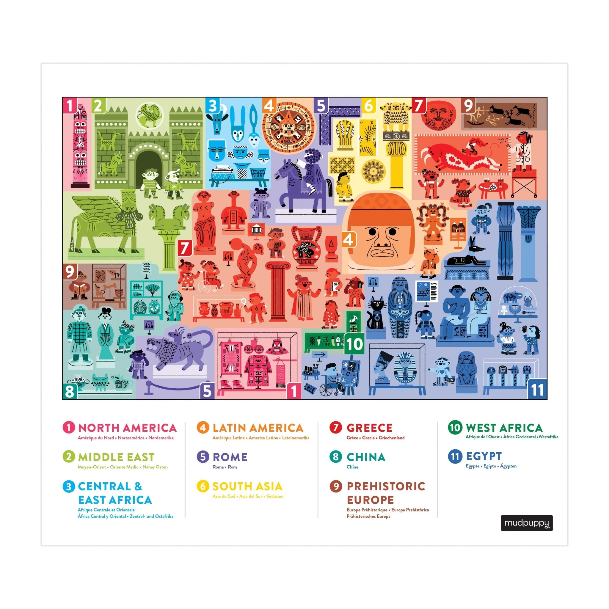 Art and Culture At the Museum 64 Piece Search & Find Puzzle - Mudpuppy