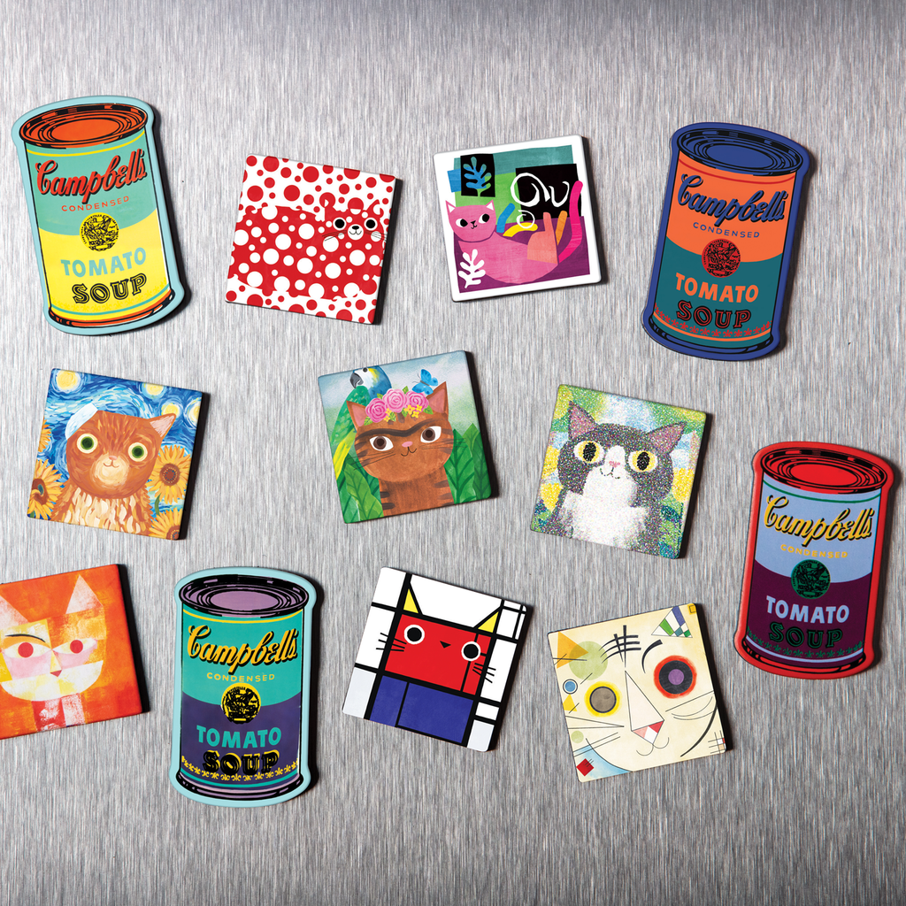Artsy Cats Magnets Magnets Mudpuppy 