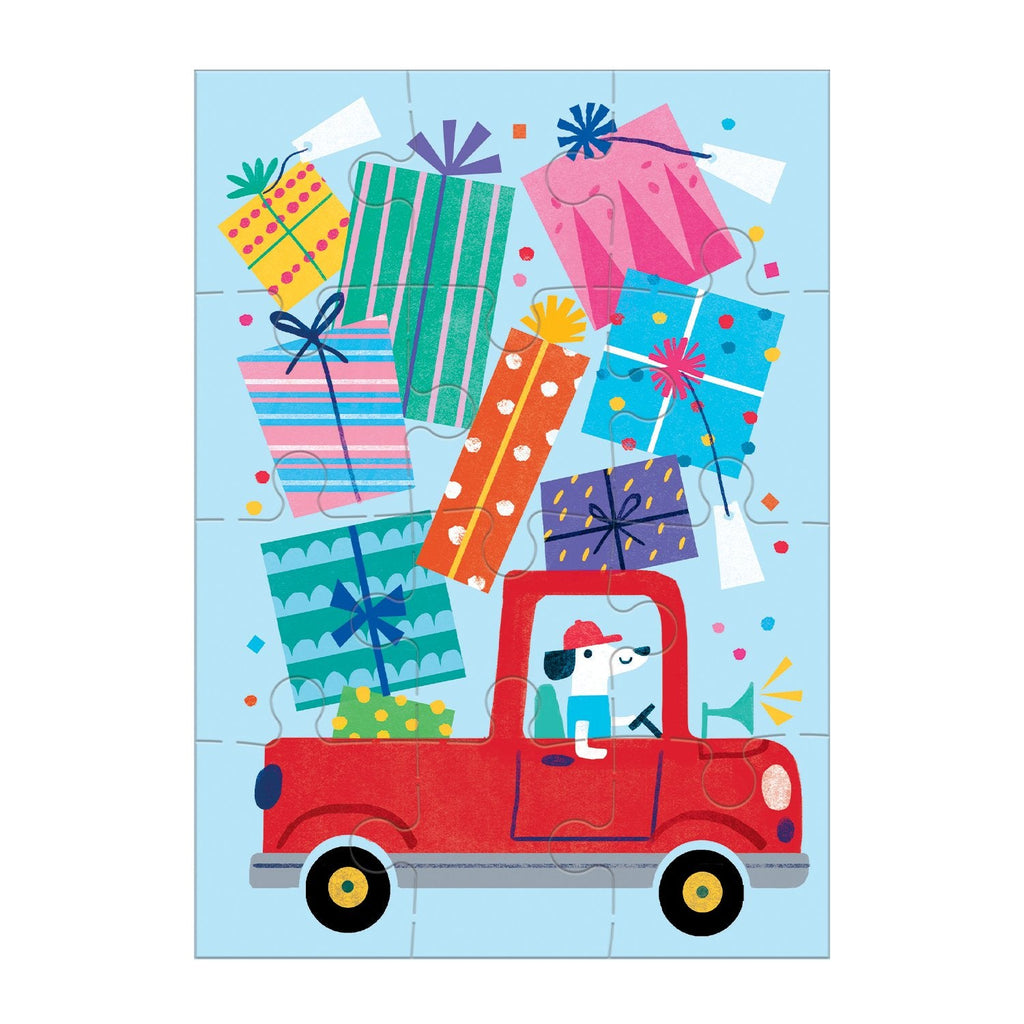 Birthday Truck Greeting Card Puzzle - Mudpuppy