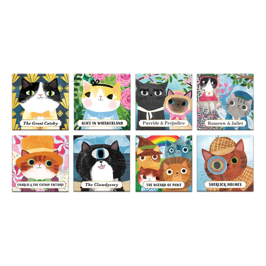 Bookish Cats Magnets - Mudpuppy
