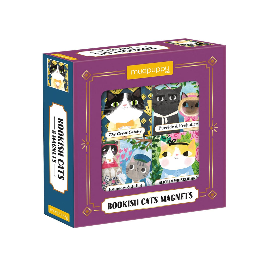 Bookish Cats Magnets - Mudpuppy