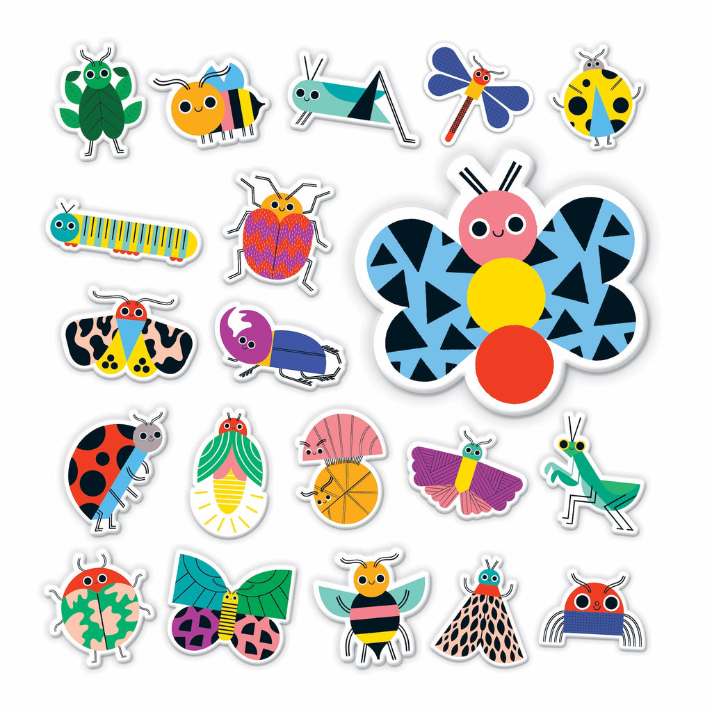 Bug Out! Stickable Foam Bath Shapes - Mudpuppy