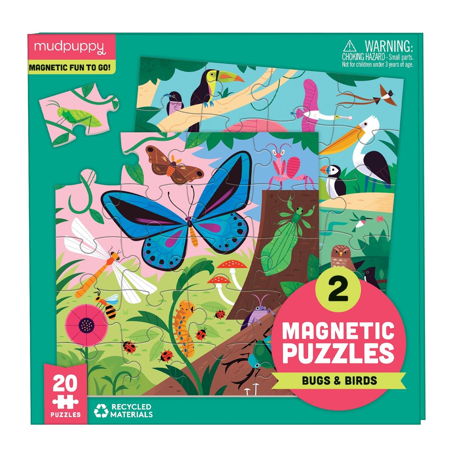 Bugs Birds Magnetic Puzzles Mudpuppy - Main Image