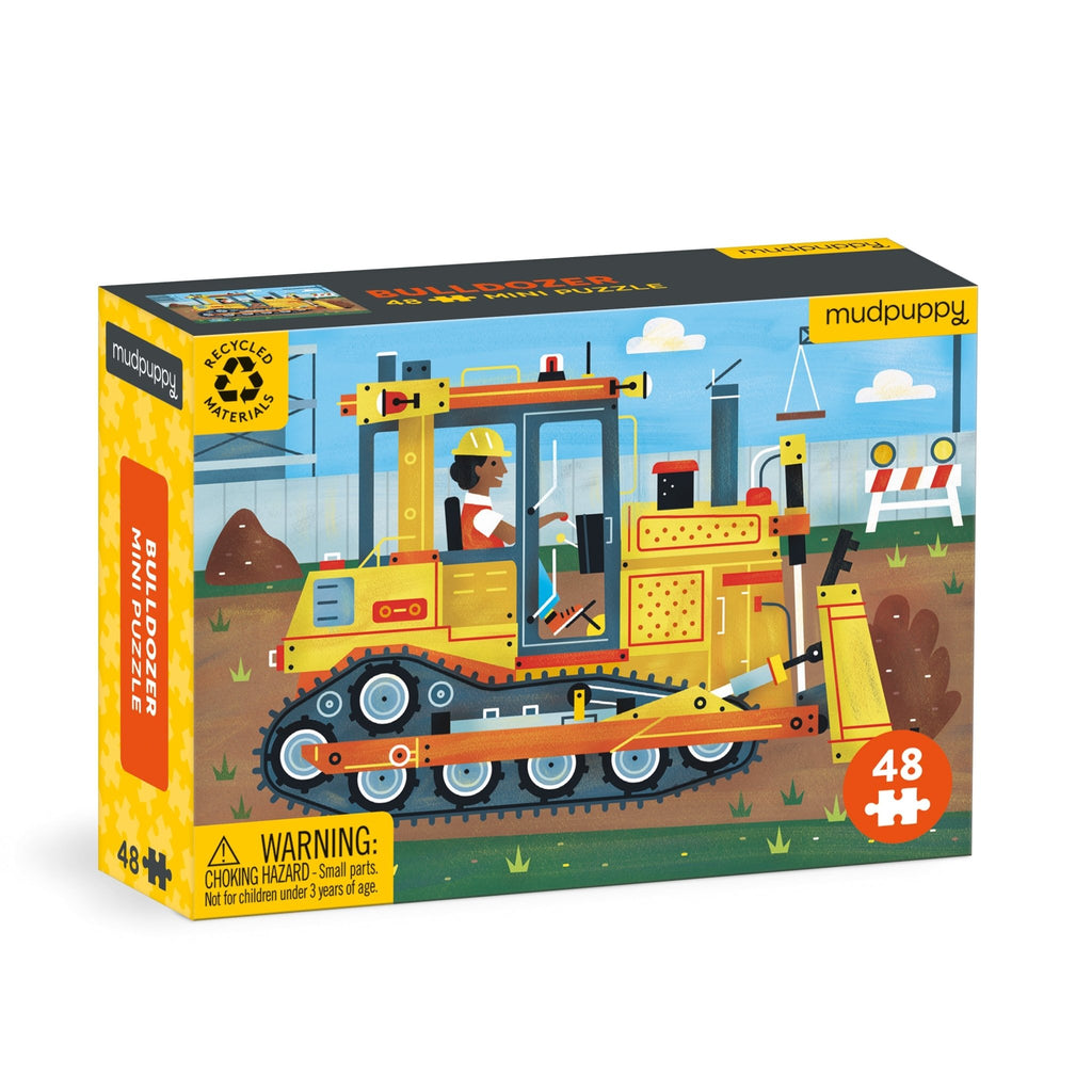 Bulldozer 48 Piece Mini Puzzle - Mudpuppy